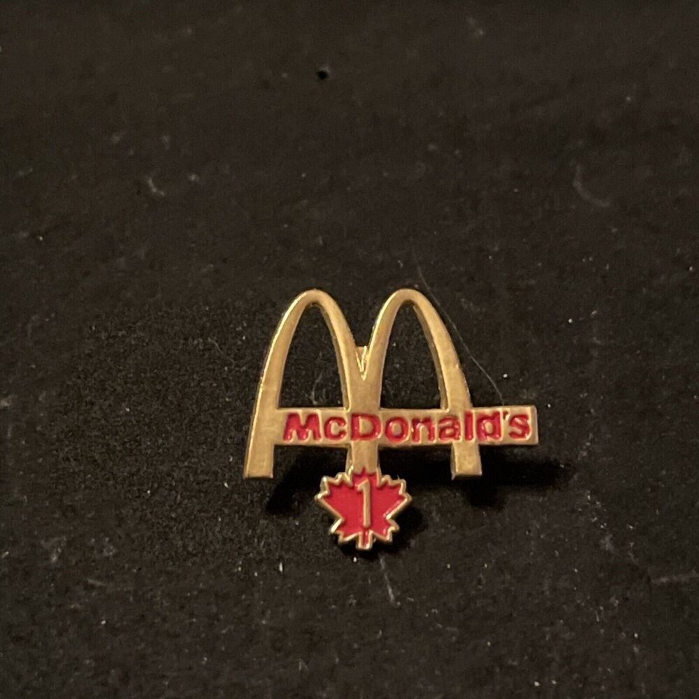 McDonald’s Canada Maple Leaf #1 Employee‎ Lapel Hat Pin